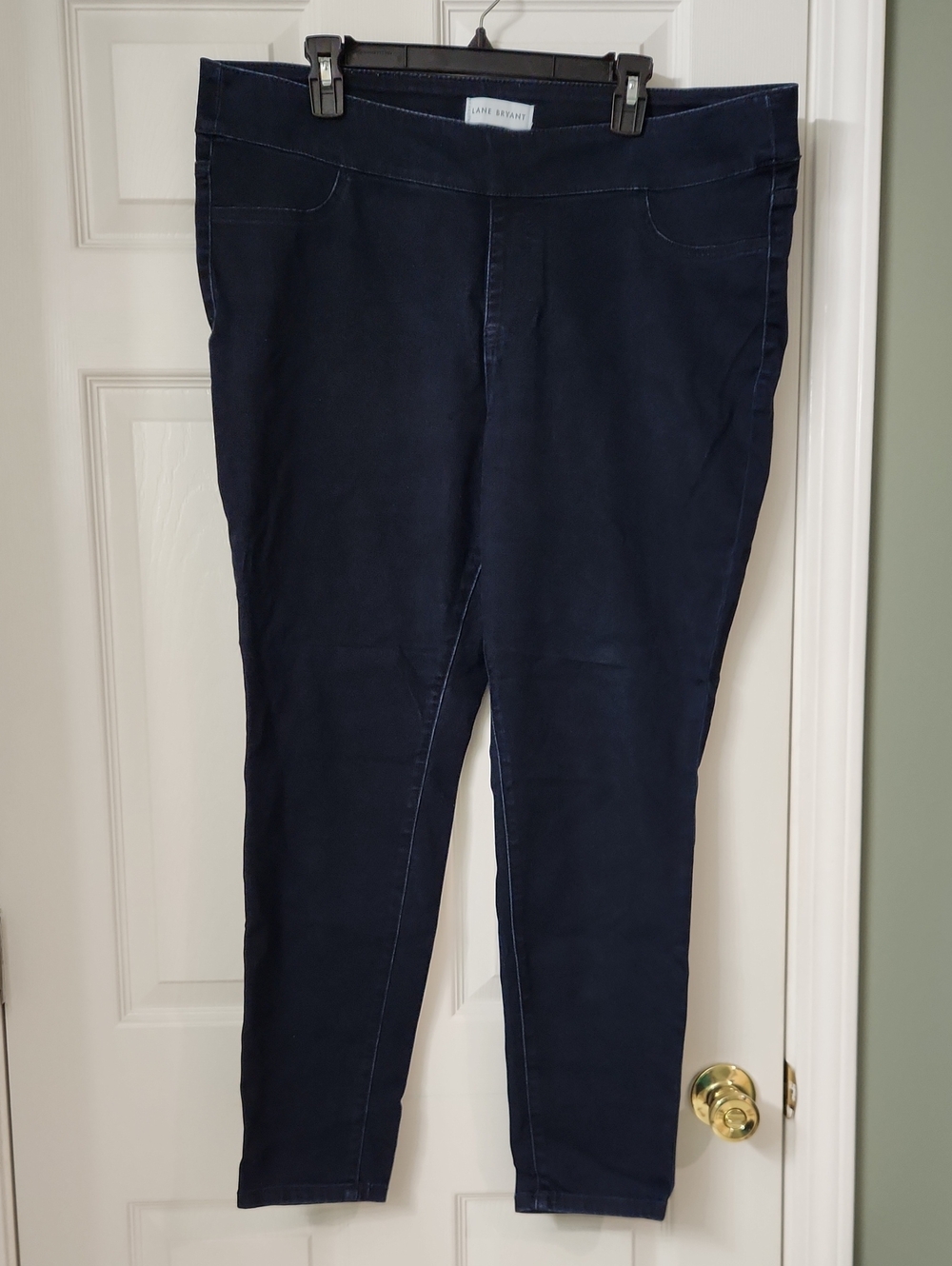 Lane Bryant Dark Navy Stretch Jeggings - Pull-On Comfort
